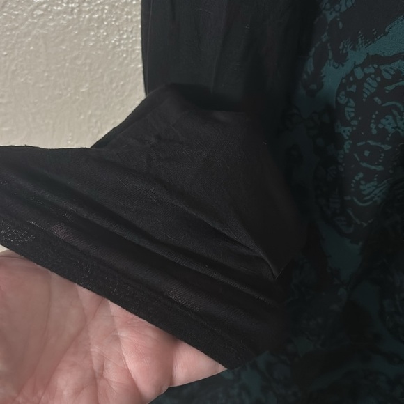 Women’s Maurice’s Long Sleeve Top XXL Green Black - Picture 2 of 6